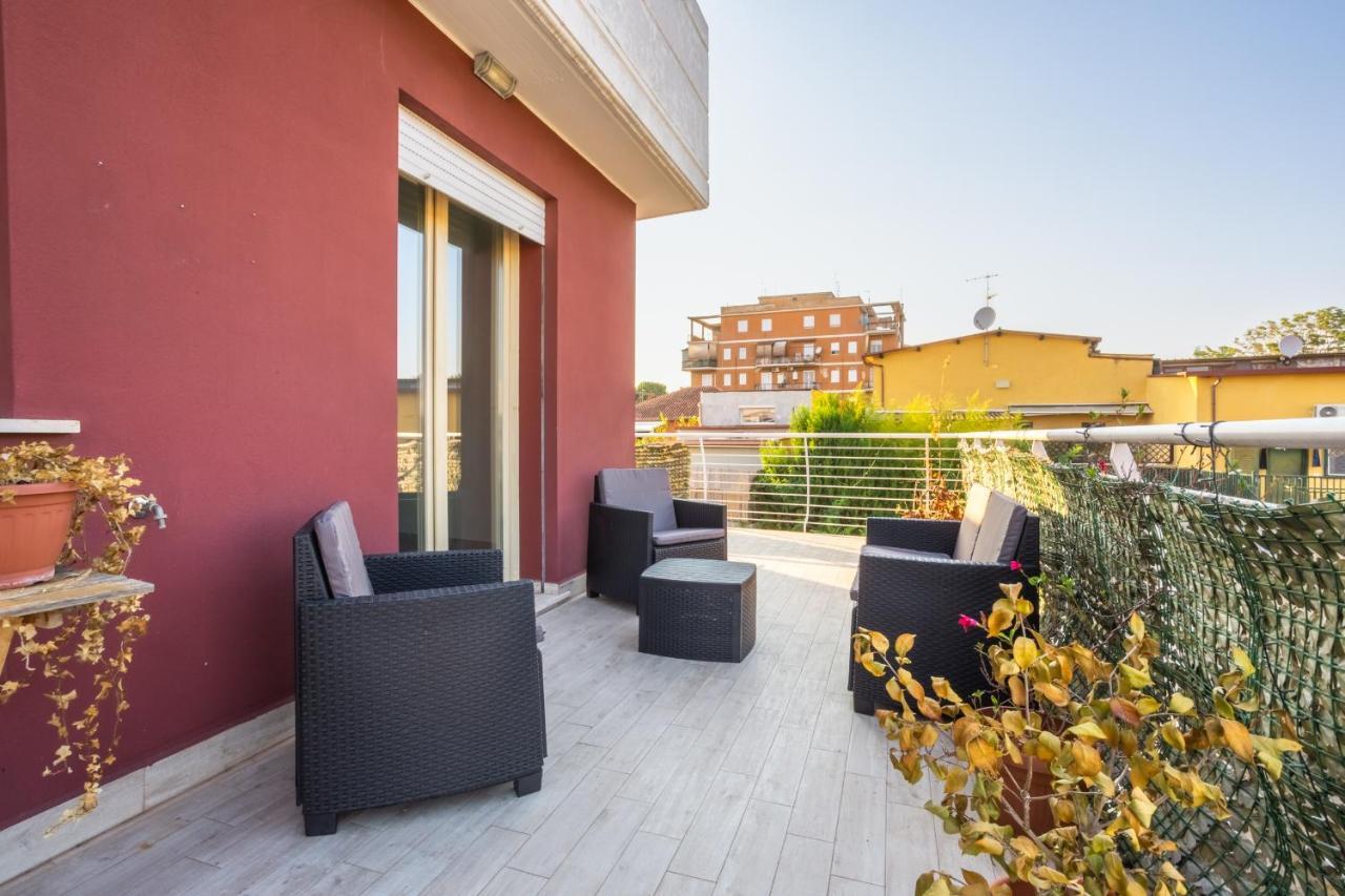 Urban Retreat -Private Parking+Terrace Apartment Roma Exterior foto