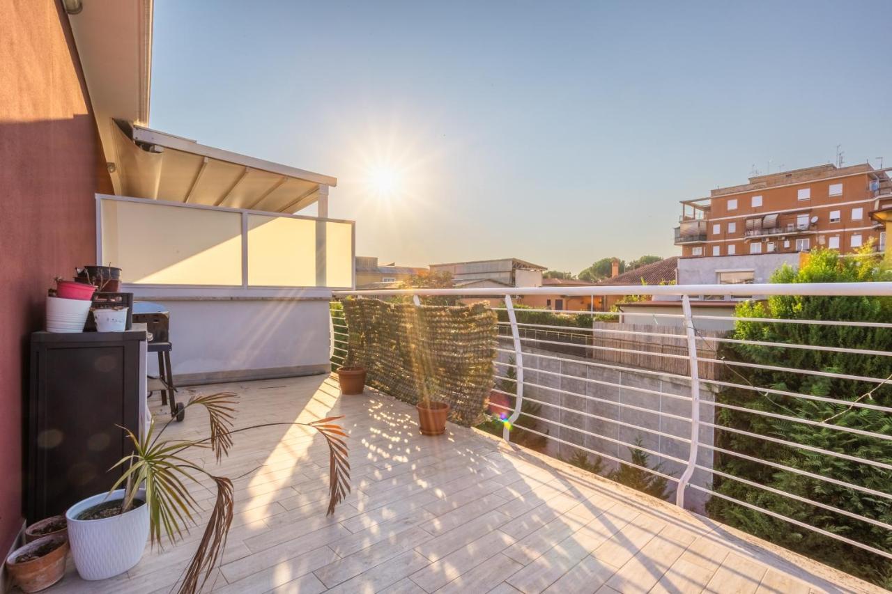 Urban Retreat -Private Parking+Terrace Apartment Roma Exterior foto